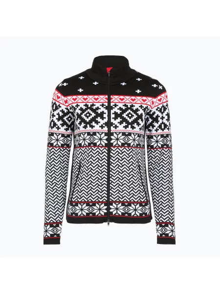 Női thermo pulóver Newland Kylie Full Zip black/white Kylie Full Zip fehér