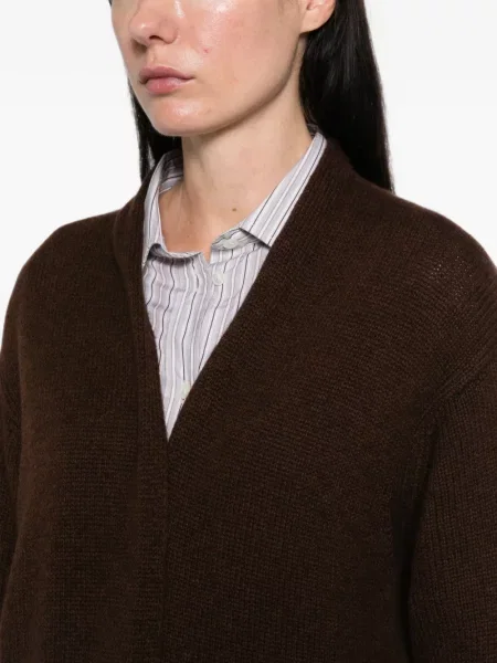 Cardigan Emerson Renaldi tricotate maro
