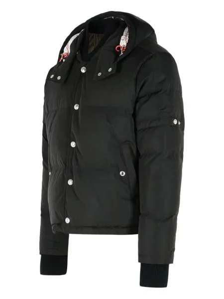 Geacă Thom Browne cu glugă negru