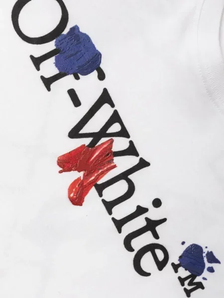 Koszulka dziecięca Off-white biała