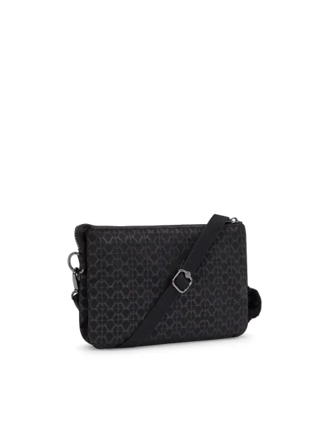 KIPLING Geantă de umăr Riri gri metalic negru