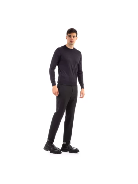 Dzianinowy sweter Drumohr czarny