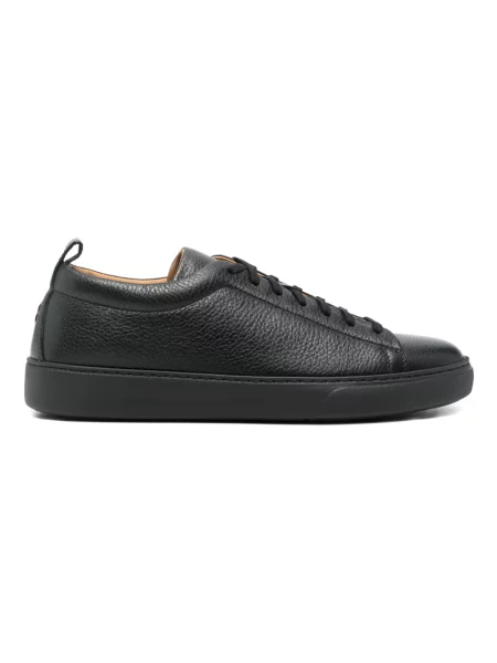 Sneakersy Henderson skórzane czarne