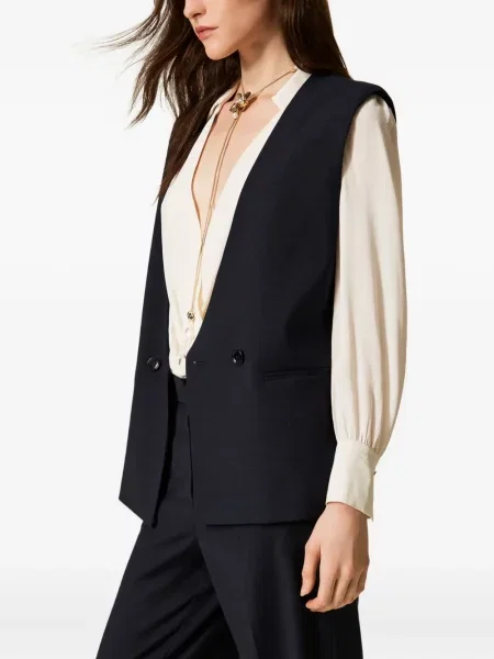 Vestă Twinset albastru