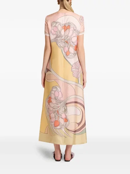 Sukienka La Doublej garniturowa różowa