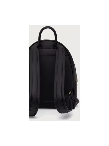 Love Moschino plecak z imitacji skóry czarny