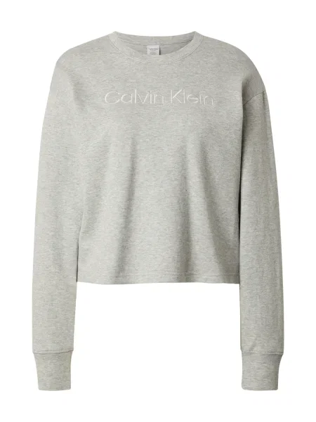Calvin Klein Cămașă pijama Relaxed Crew Pullover gri