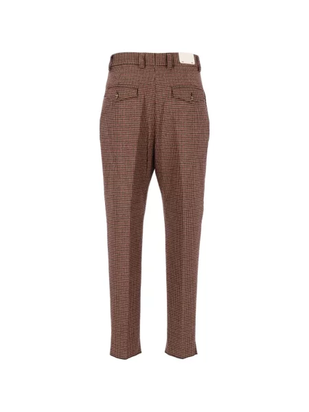 Pantaloni Eleventy cu model pepito maro