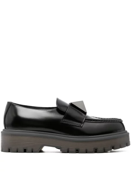 Pantofi loafer Valentino Garavani cu platformă negru