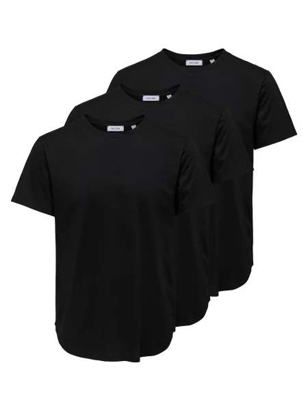 Only & Sons Tricou Jeff' negru