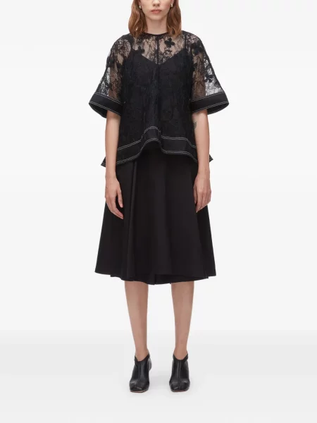 Top 3.1 Phillip Lim din dantelă negru
