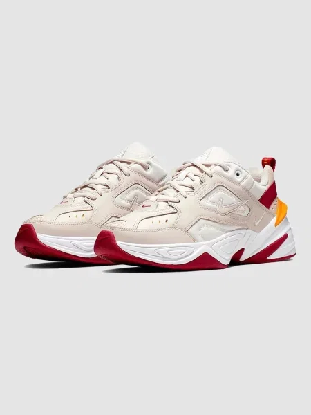 Кожаные кроссовки Nike M2K Tekno бежевые