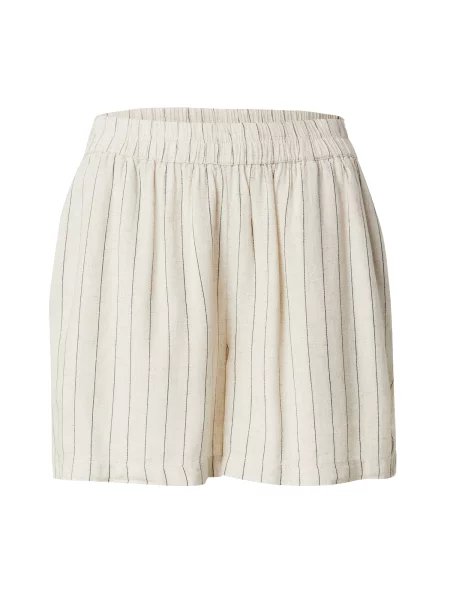 PIECES Pantaloni PCPIA ecru negru