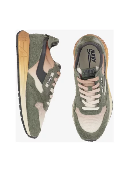 Sneakersy Autry skórzane zielone