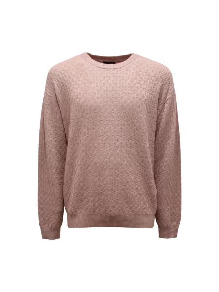Sweter Emporio Armani wełniany beżowy