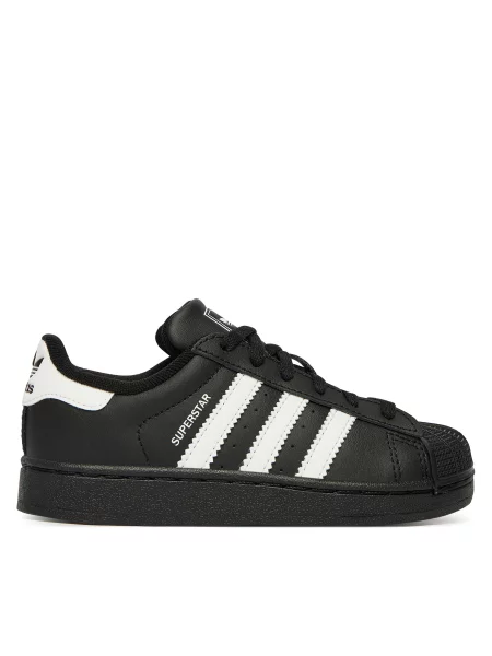 Детские кроссовки Adidas Superstar черные