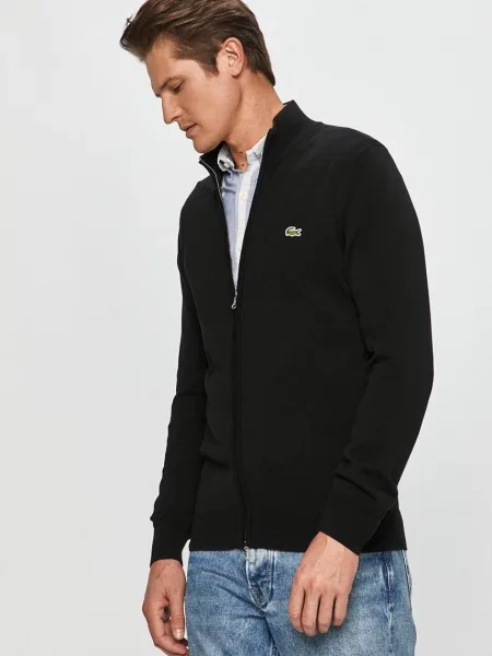 Lacoste Cardigan negru