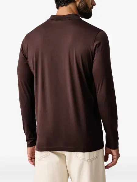 Lung tricou polo Karl Lagerfeld maro