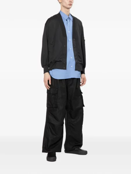 Geacă Comme Des Garçons Homme cu decolteu în V negru