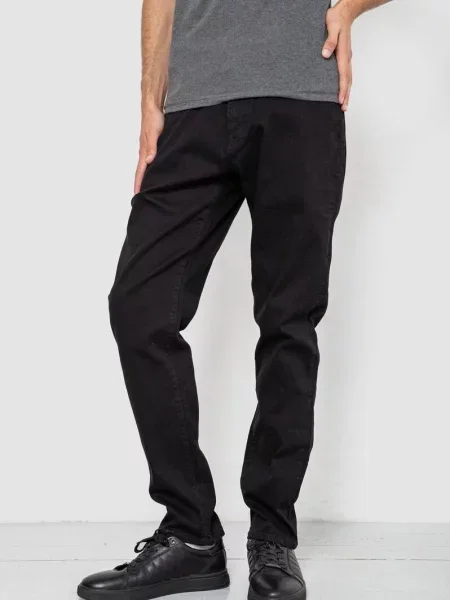 Прямі джинси Ager бавовна/поліестер чорний