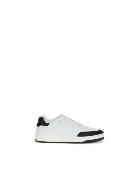 Sneakersy Saint Laurent skórzane białe