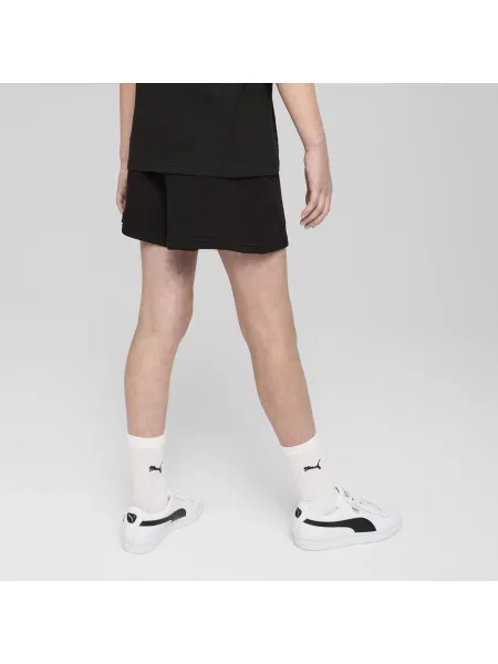 PUMA Młodzieżowe szorty ESS z małym logo No. 1 Akcesoria czarny