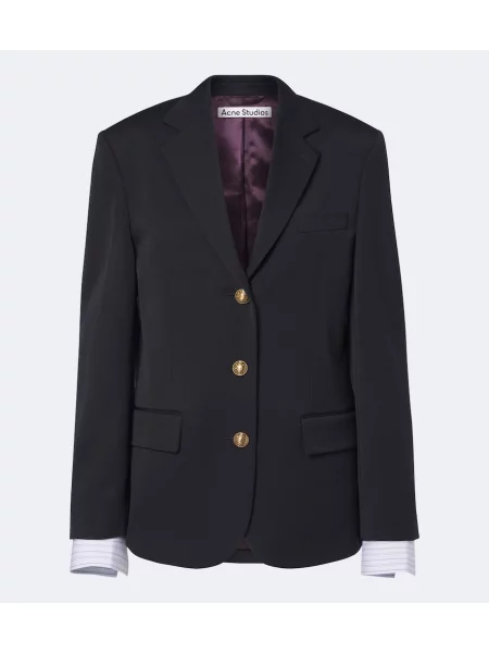 Sacou Acne Studios de lână albastru