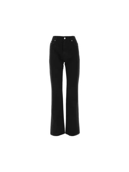 Szerokie jeansy Dolce And Gabbana czarne