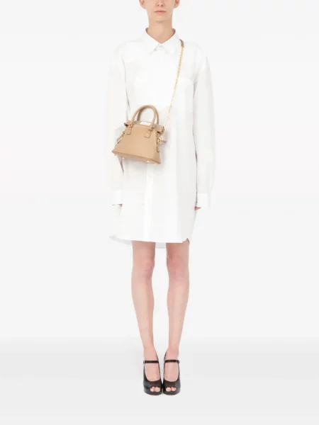Iš natūralios odos mini odinė rankinė Maison Margiela