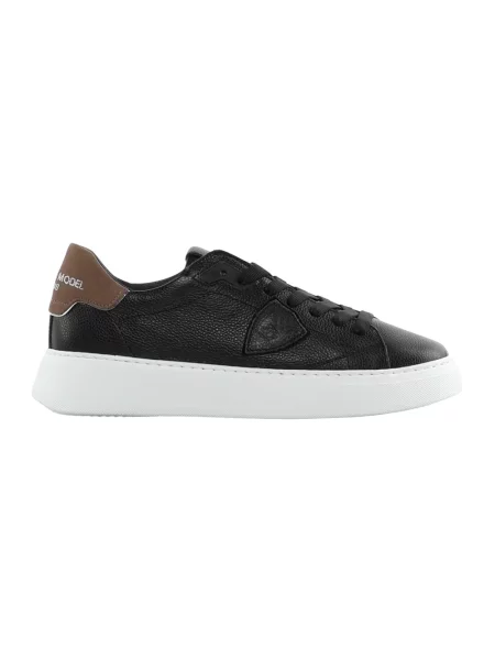 Buty do tenisa Philippe Model skórzane do tenisa czarne