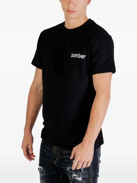 Tricou Bomber cu imagine negru