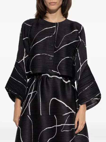 Geacă Pleats Please Issey Miyake plisată negru