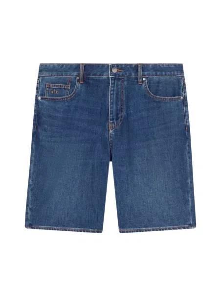 Szorty jeansowe Armani Exchange niebieskie