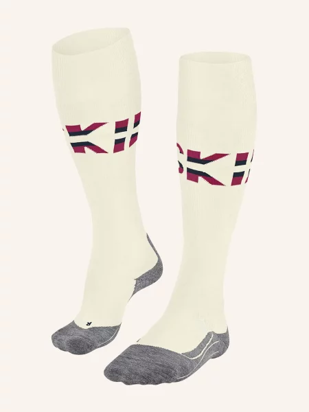 Falke Lyžařské Ponožky Advanced off-white bílé