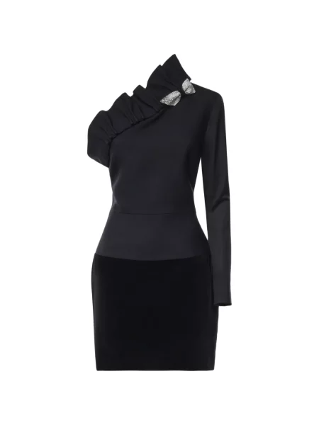 Rochie mini Genny cu funde negru