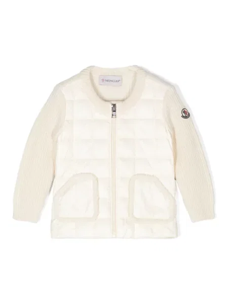 Kardigan dziecięcy Moncler Enfant biały