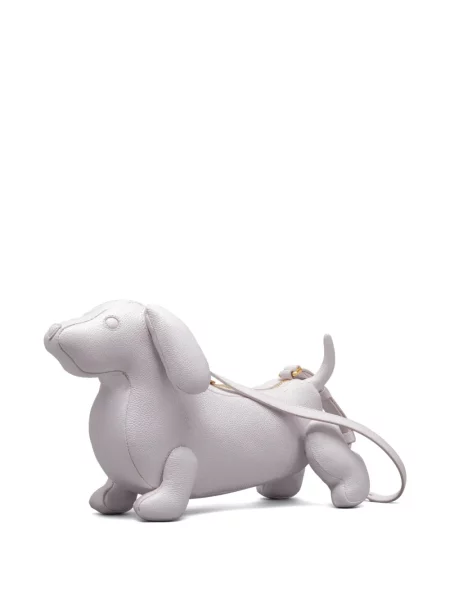 Geantă de mână Thom Browne din piele roz