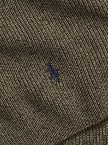 Briaunotas pusiau užtrauktukas zomšinės bokseriai Polo Ralph Lauren balta