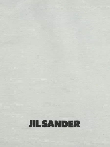 Geanta de piele Jil Sander din piele verde