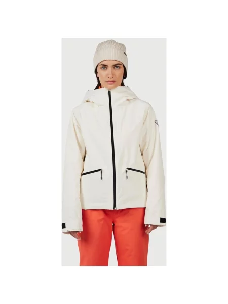 Kurtka z kapturem Rossignol Rochrun Insulated kremowa XL biała