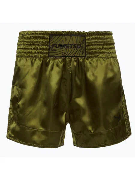 FUMETSU Origins Мъжки шорти за тренировка по муай тай каки зелено