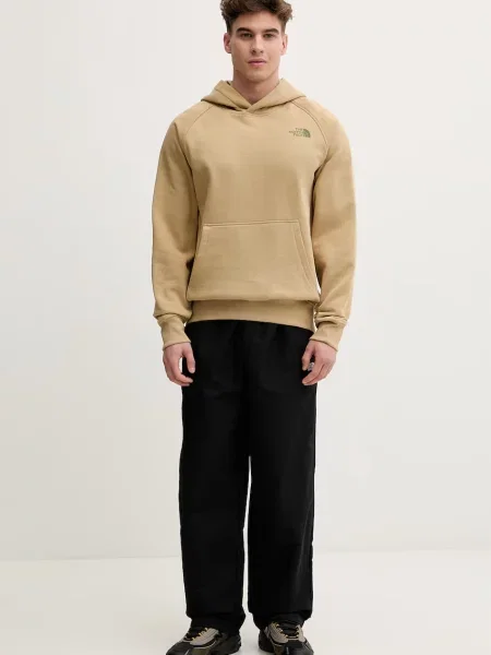 The North Face hanorac cu glugă bărbătesc cu Raglan bej