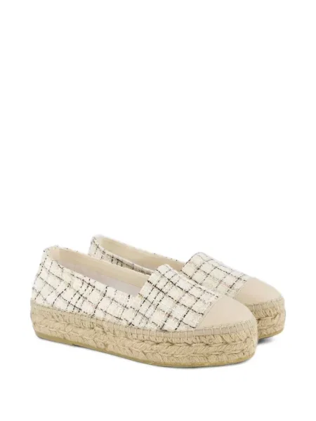 Espadrile Atelier Verdi cu platformă din tweed