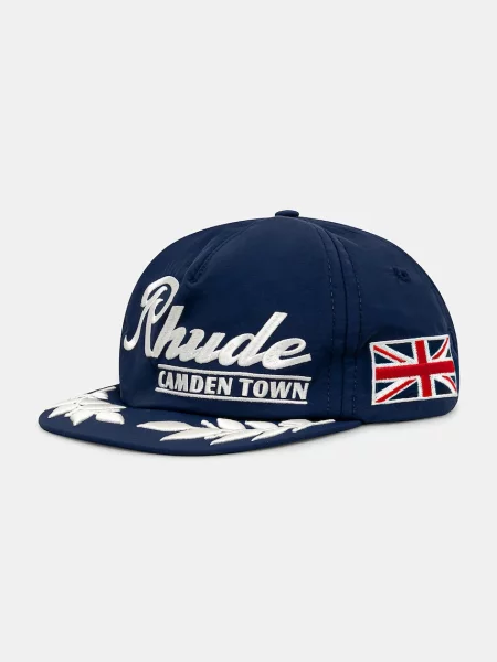 RHUDE șapcă Camden Town bleumarin