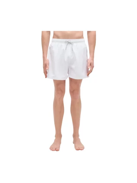 Kąpielówki Ea7 Emporio Armani białe