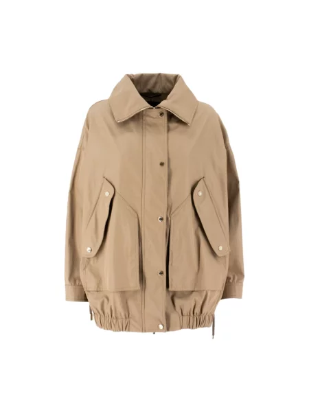 Parka Moorer brązowa