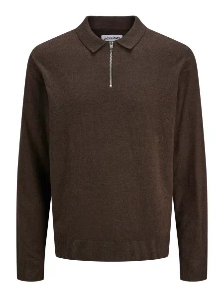 JACK & JONES Pulover JJEEmil închis maro