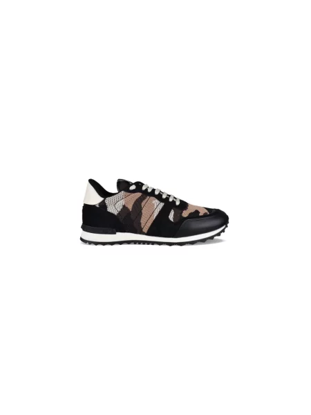 Sneakersy Valentino Garavani w kamuflażu czarne
