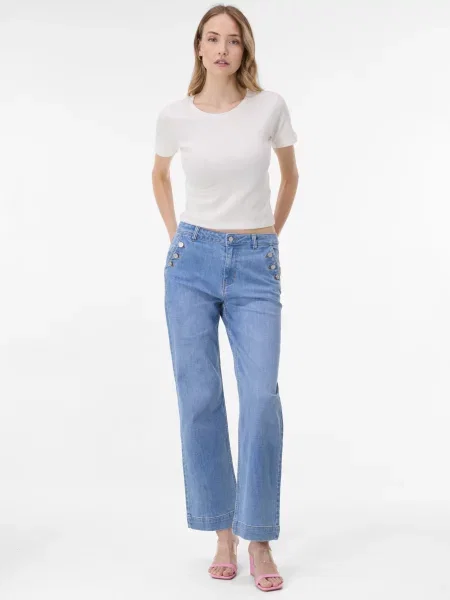 Scurt tricou Orsay cu mâneci scurte