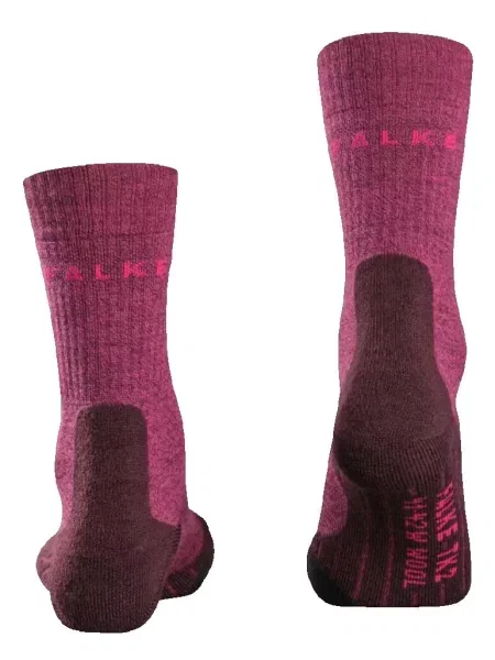 Skarpetki Falke Wool czerwone